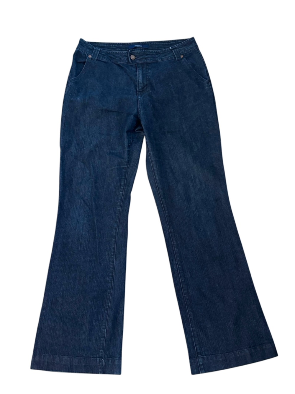 bill blass Dark Blue Flare Jeans Size 10